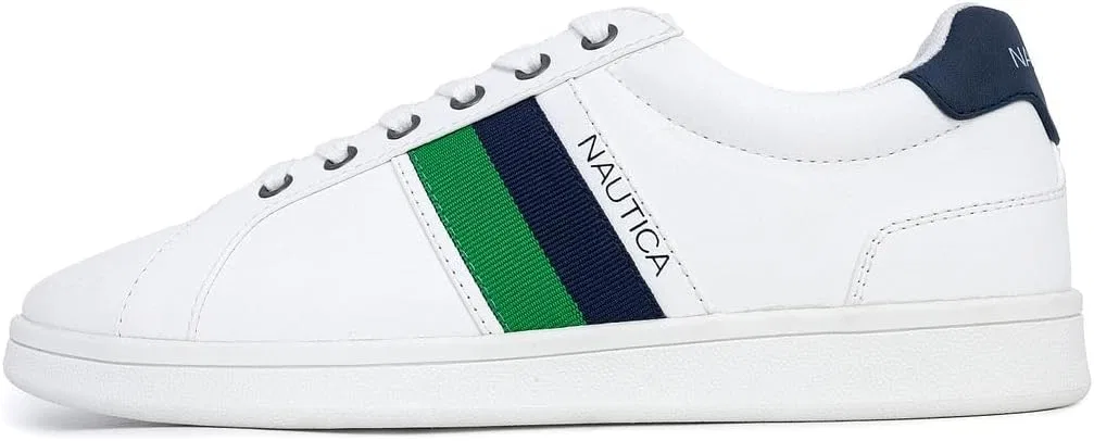 Кроссовки модные Nautica, белый лесной синий-henrey — фото 2