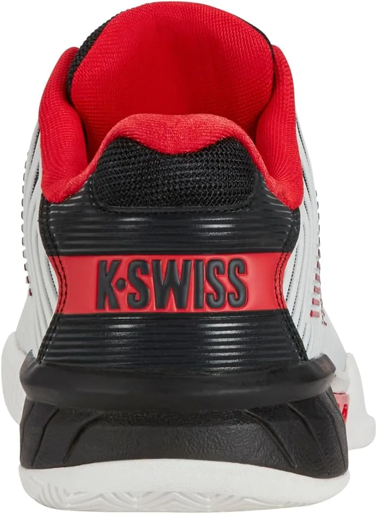 Мужская теннисная обувь K-Swiss Hypercourt Express 2, Bright White/Stretch Limo/High Risk Red — фото 4
