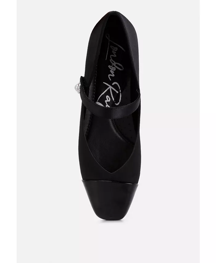 Туфли Мэри Джейн из твида Albi Patent Toe Cap Female London Rag, черный — фото 4