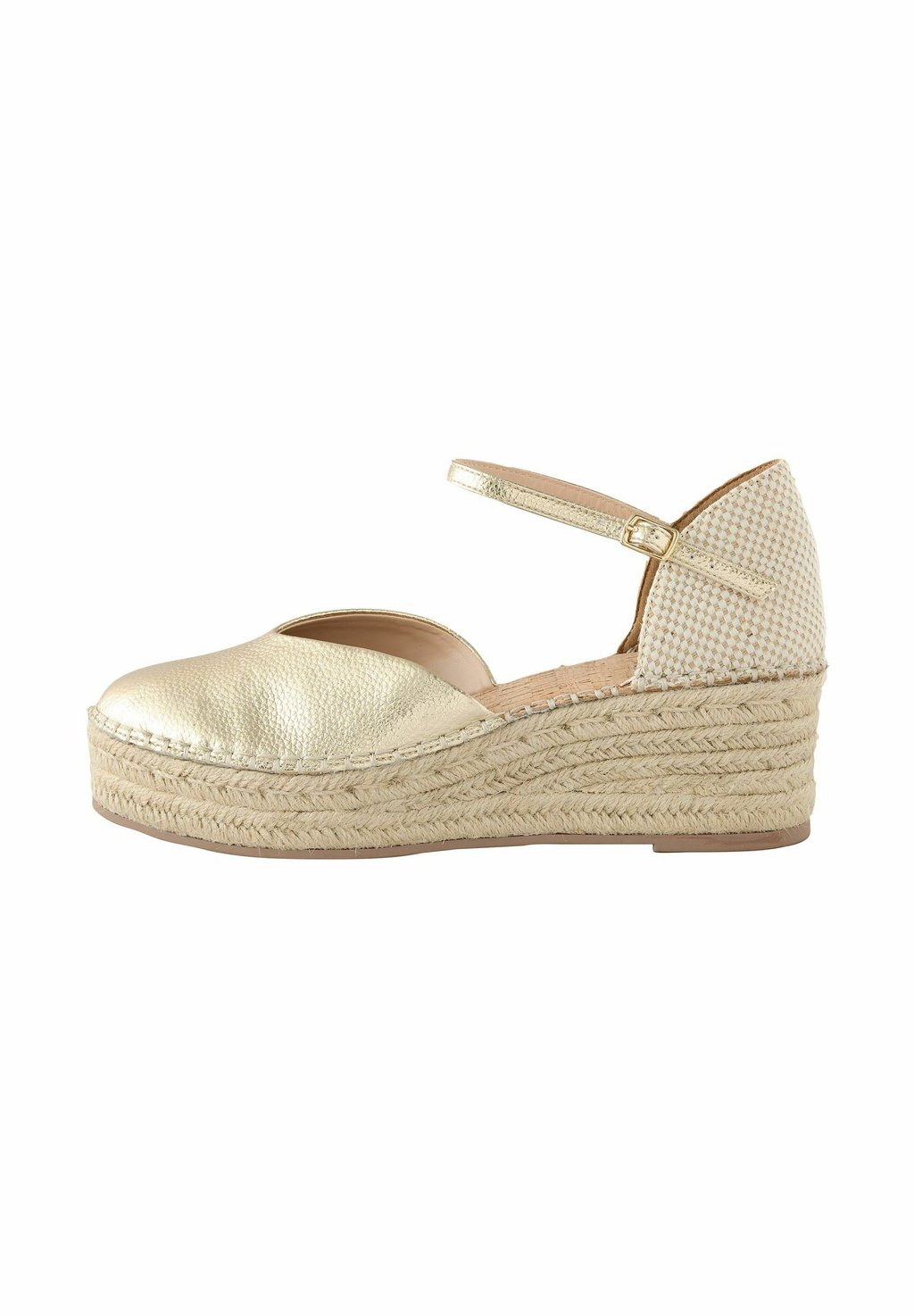 Босоножки на платформе STANDARD WIDE FIT - FOREVER COMFORT CLOSED TOE - Platform heels Next, золотой