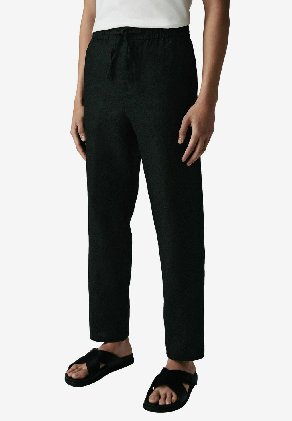

Брюки REGULAR FIT SIGNATURE ELASTICATED WAIST DRAWSTRING Next, черный