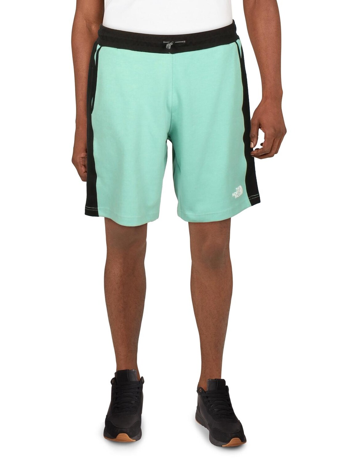 

Мужские трикотажные шорты с цветными блоками The North Face, цвет Wasabi