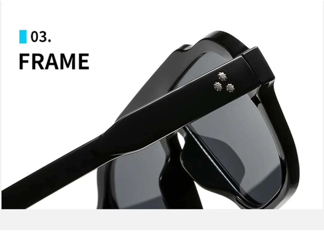 

Ретро-солнцезащитные очки с леопардовым принтом для женщин, роскошные, с заклепками, в стиле панк, для мужчин, с защитой от УФ-излучения UV400 TOIPASTN, Orange Black