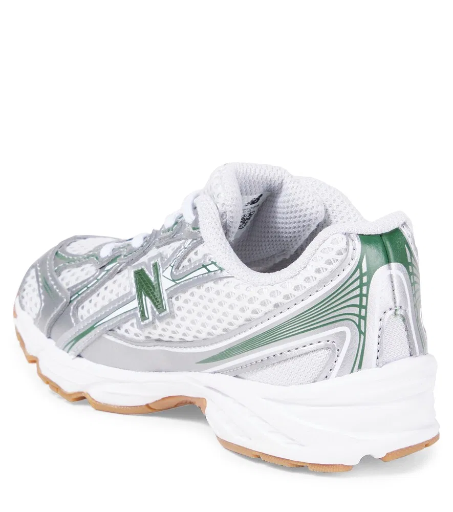 740 Детские кроссовки с кожаной отделкой New Balance Kids, серебро — фото 2