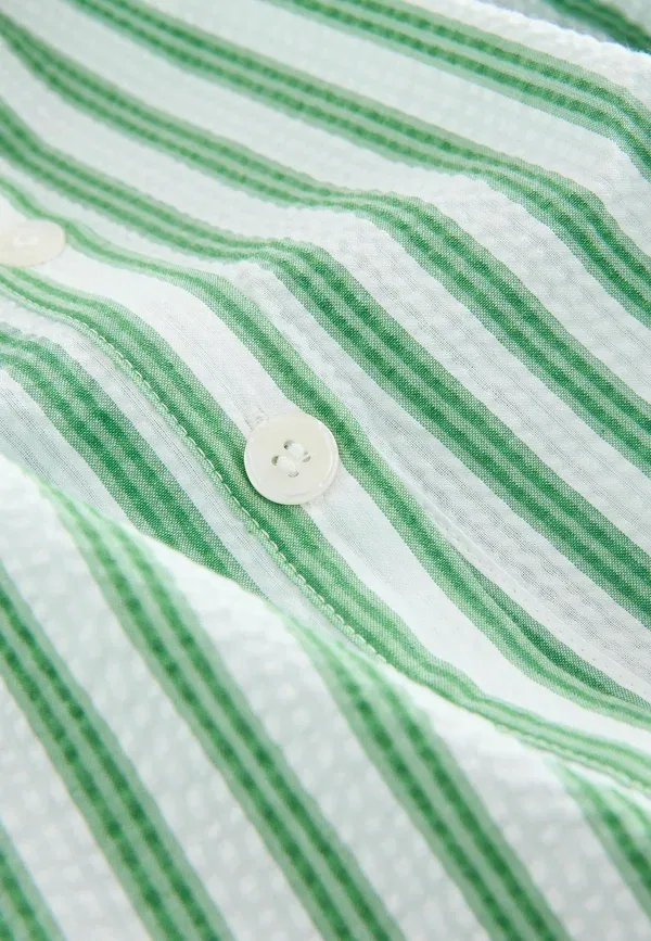 Юбка макси Regular fit button down, Next, зелено-белая полоска — фото 2