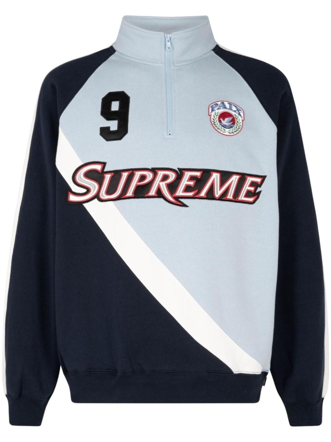 

Supreme толстовка Equipé с аппликацией логотипа, синий