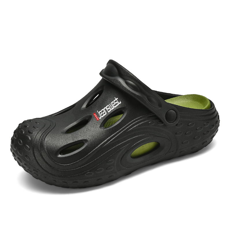 

JEANSWEST Клоги унисекс черно-зеленые, цвет Black Green