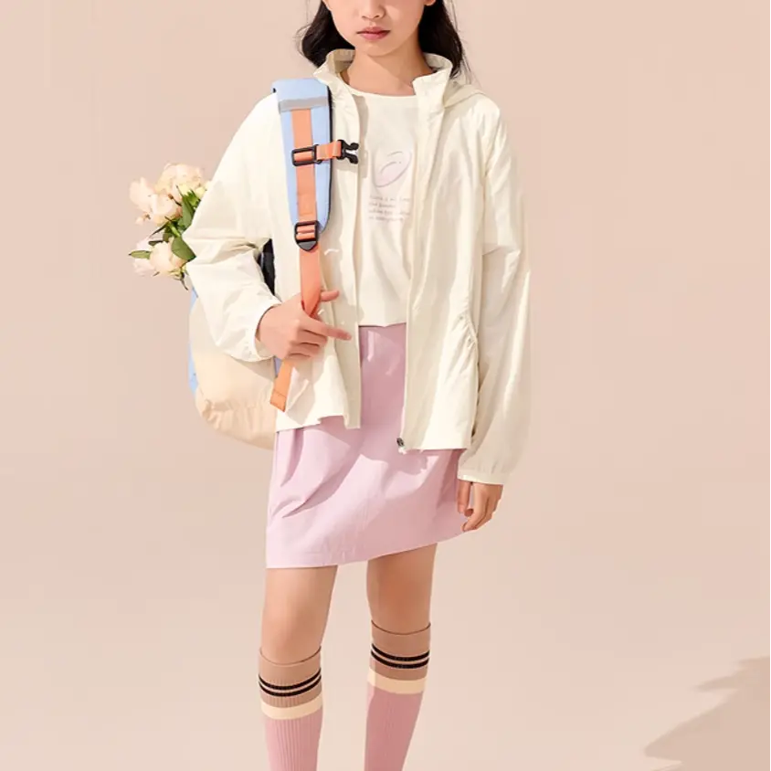 Куртка Urban Light Trend SS25 0003 для детей 3-7 лет ASICS, экрю — фото 4