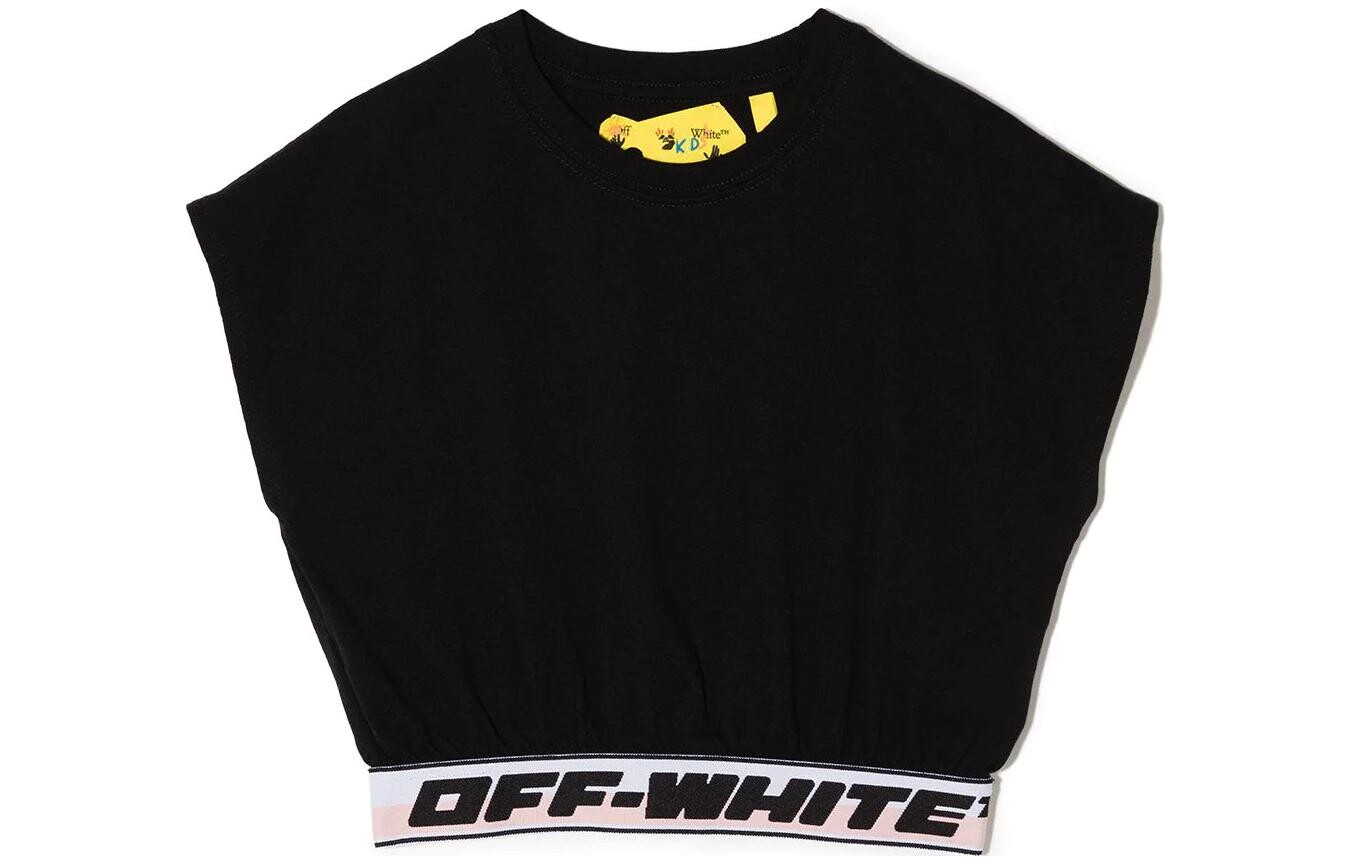 

OFF-WHITE Детская футболка, цвет Black