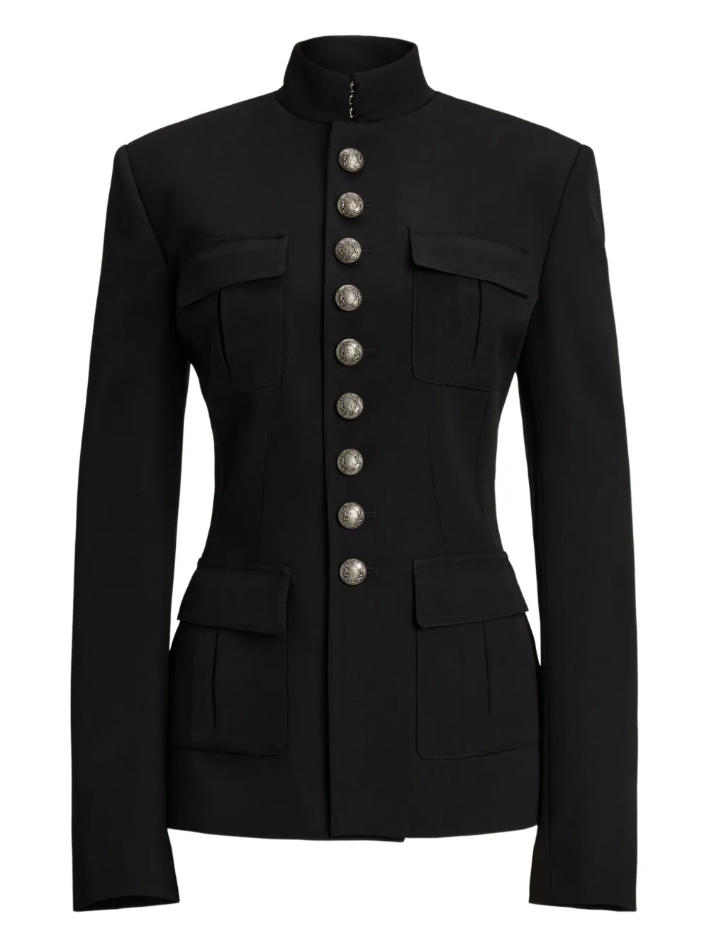 

Застегивающийся военный пиджак Ralph Lauren Collection, черный