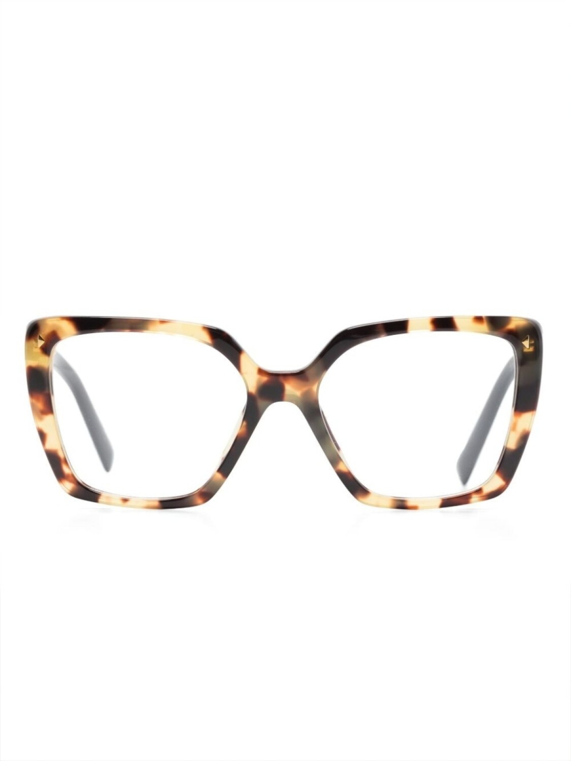 

Prada Eyewear очки в квадратной оправе с логотипом, нейтральный цвет