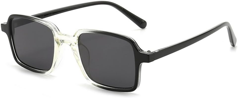 

Женские и мужские квадратные солнцезащитные очки, роскошные маленькие прямоугольные солнцезащитные очки для женщин, для активного отдыха и путешествий, черные и желтые generic, Gray