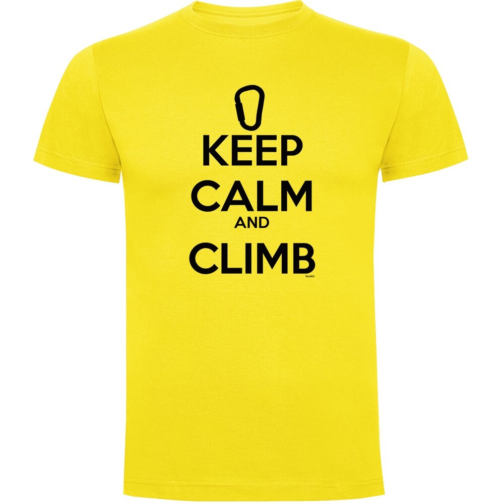 

Футболка Kruskis Keep Calm And Climb, желтый