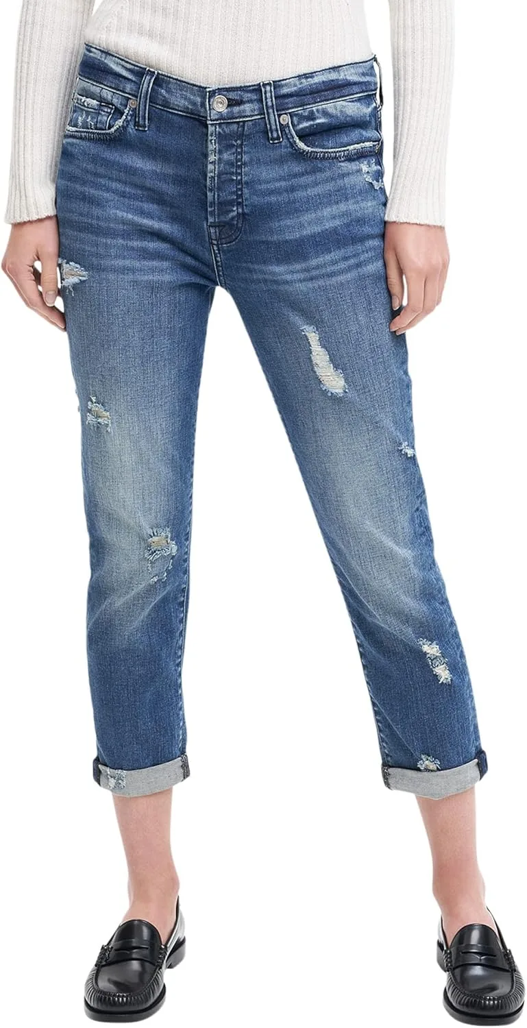 

7 for All Mankind Женские джинсы Josefina Boyfriend, Broken Twill Vanity Modern, 24