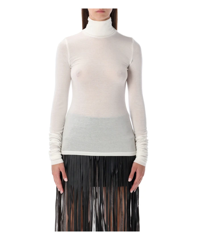 

Элегантный топ Bree с высоким воротником. The Garment, белый