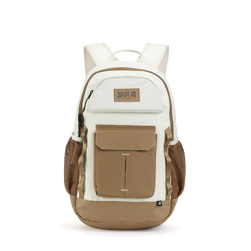 

XTEP Тканевый рюкзак унисекс серо-черный зелено-бежевый коричневый, Beige Brown