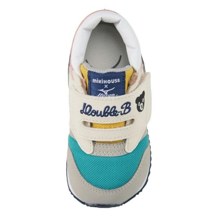 Mizuno x Toddler Shoes серые для младенцев и малышей MIKI HOUSE, серый — фото 4