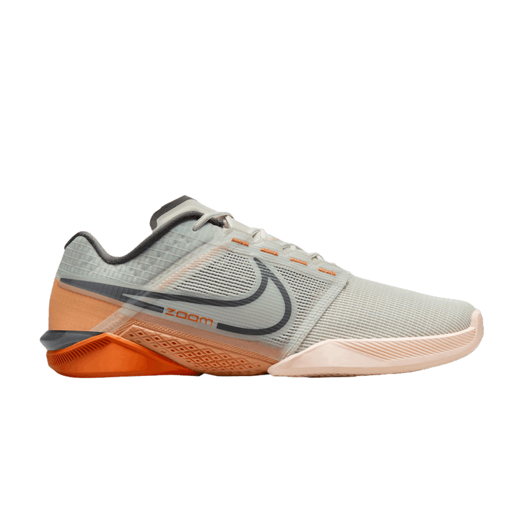 

Кроссовки Zoom Metcon Turbo 2 'Medium Ash Campfire Orange', серый