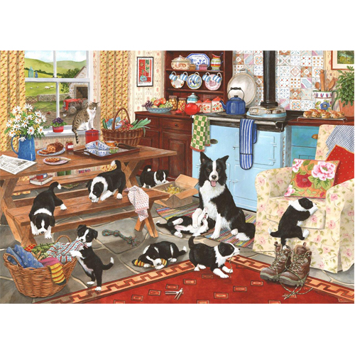 

Пазлы Collie Wobbles 1000 Piece Puzzle