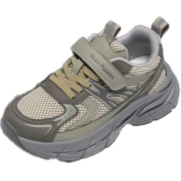 

Скользоустойчивые низкие детские повседневные туфли Kids' Hush Puppies, зеленый