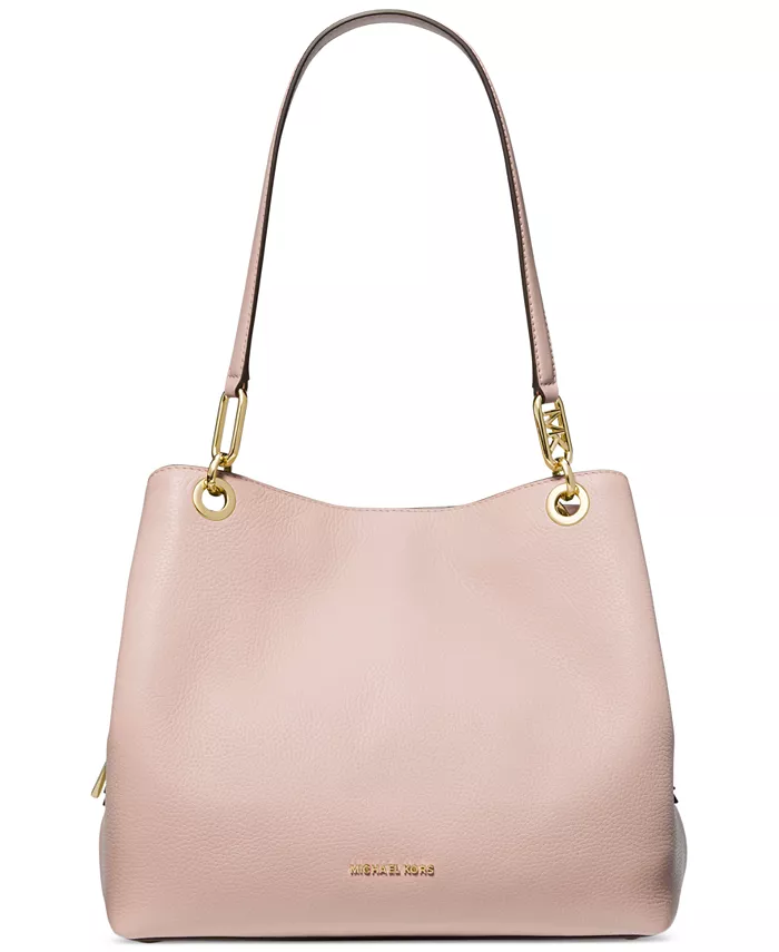 

Кожаная сумка-тоут большая Kensington Michael Kors, розовый