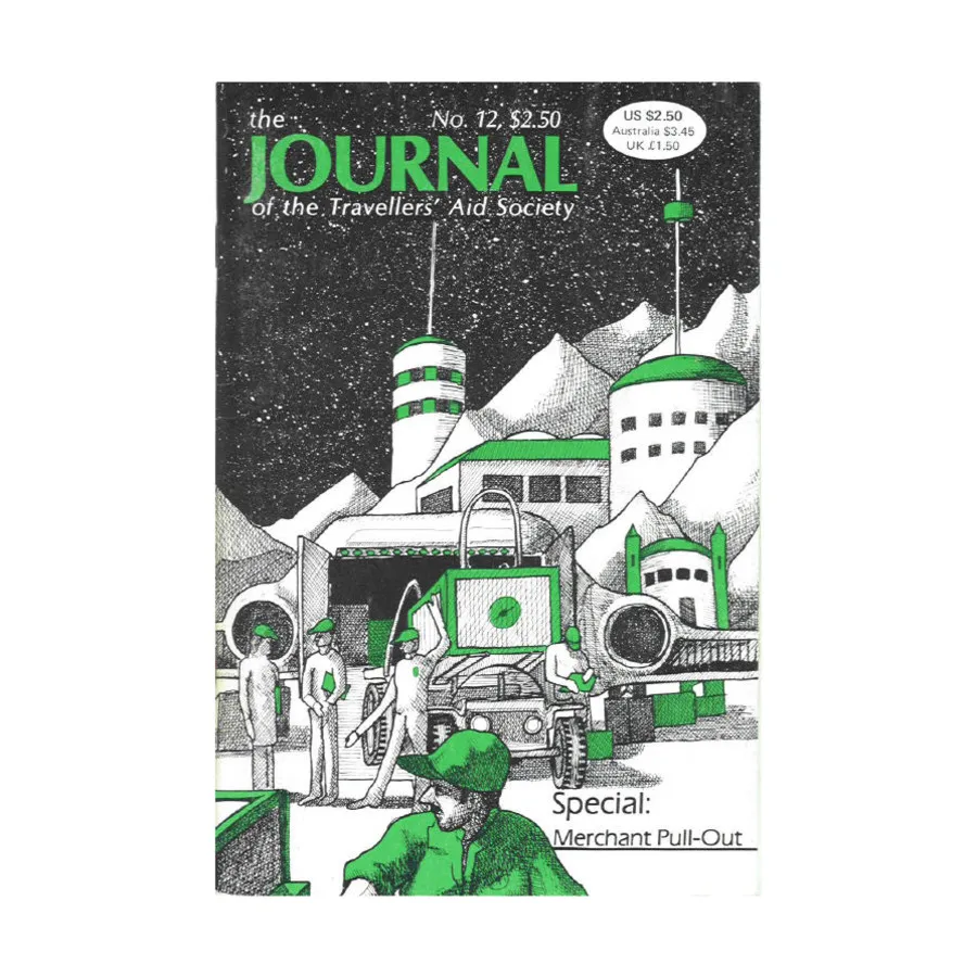

Журнал #12 "Merchant Prince, Contact! - The Virushi, Tarkine Down", Traveller - Journal of the Travellers' Aid Society