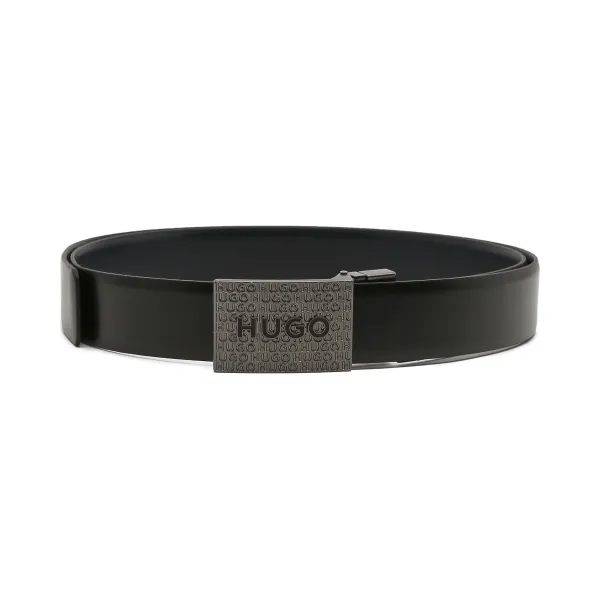 

Двусторонний кожаный ремень guan_gb35_pp Hugo, черный