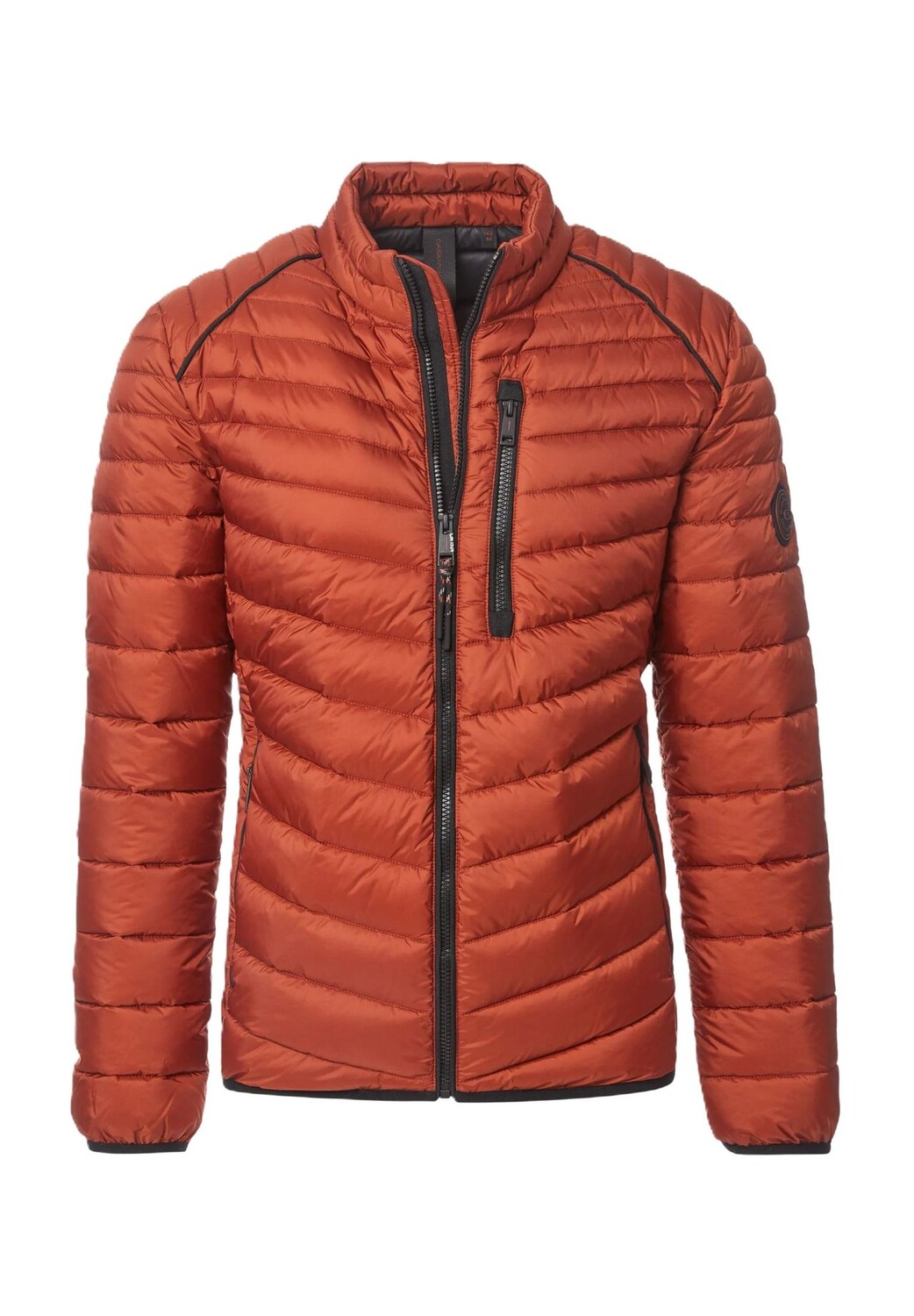 

Стеганая куртка, воротник стойка, мужская CASAMODA, цвет 491 Orange