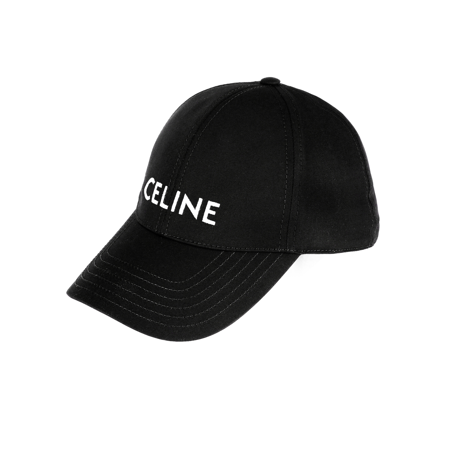 

CELINE Женская хлопковая бейсболка, Black