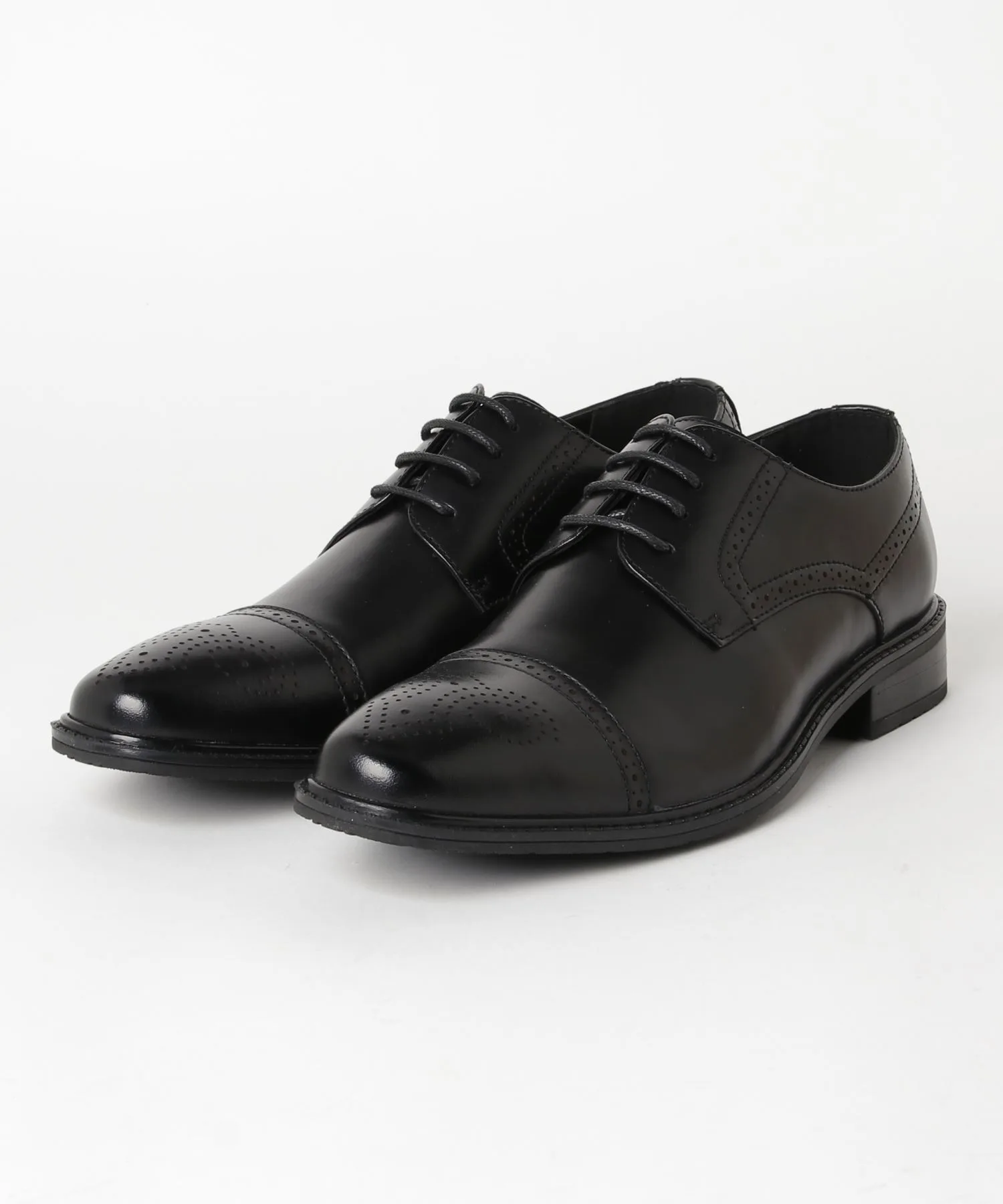 Мужские кожаные туфли Wingtip TETE HOMME коричневые — фото 2