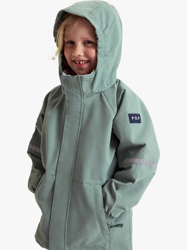 

Детская водонепроницаемая куртка-шелл Polarn O. Pyret, Green