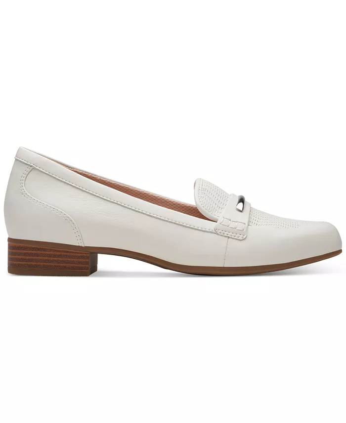Женские лоферы Juliet Aster без шнуровки Clarks, белый — фото 2