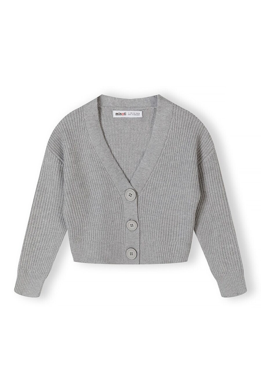 

Вязаный кардиган MINOTI Knit Cardigan, серый
