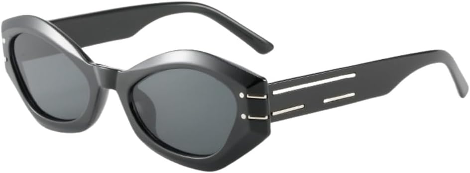 

Солнцезащитные очки «кошачий глаз» в маленькой оправе, модные женские солнцезащитные очки, универсальные очки для активного отдыха с защитой от УФ-излучения UV400 UJNHGQ, Black Black