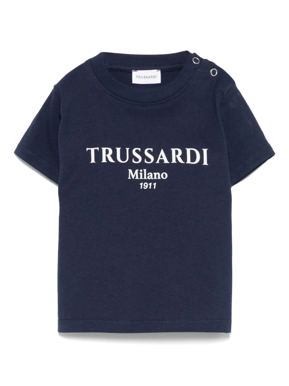 

Футболка с логотипом TRUSSARDI JUNIOR, синий