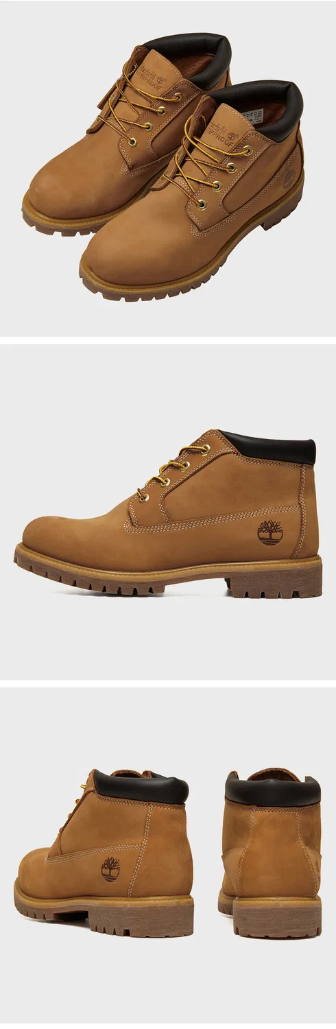 Мужские водонепроницаемые ботинки-чукка Premium Lace Wheat от Timberland — фото 4