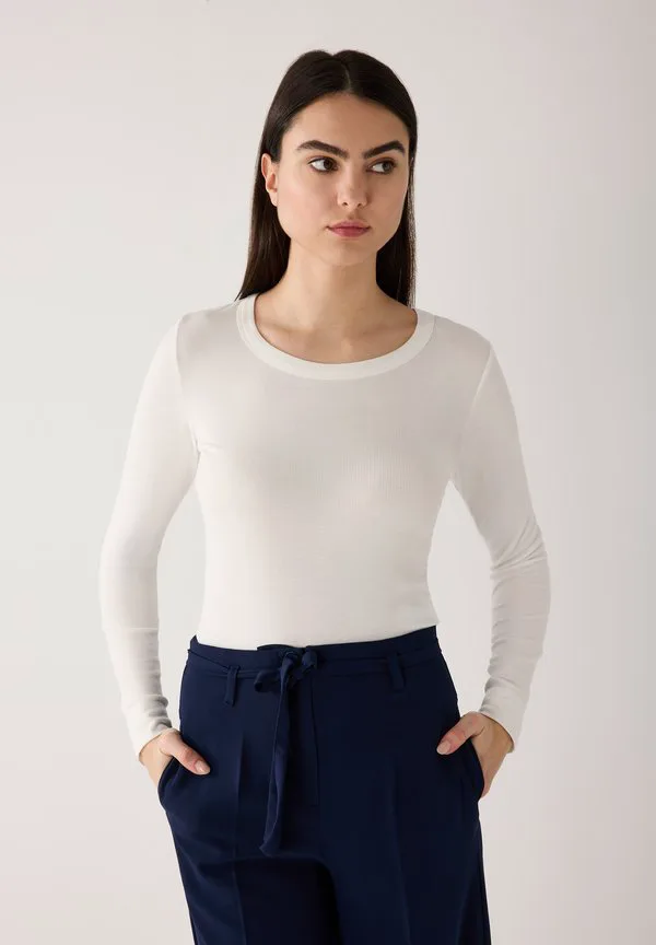 

Топ с длинными рукавами glänzendes langarm More & More, Offwhite