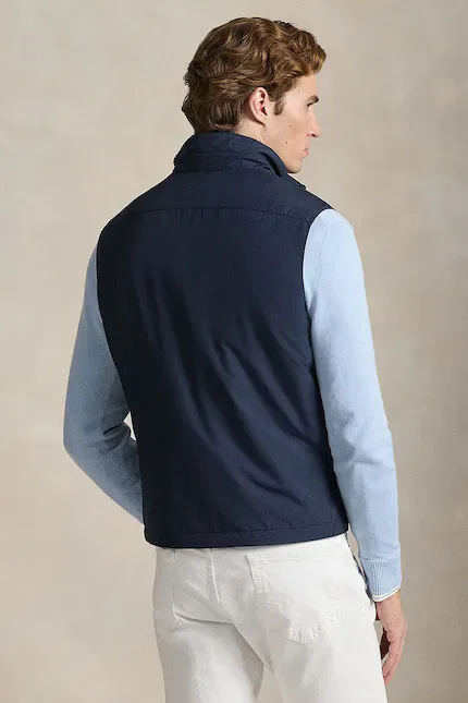 Жилет утепленный из полиэстера Polo Ralph Lauren, синий — фото 2