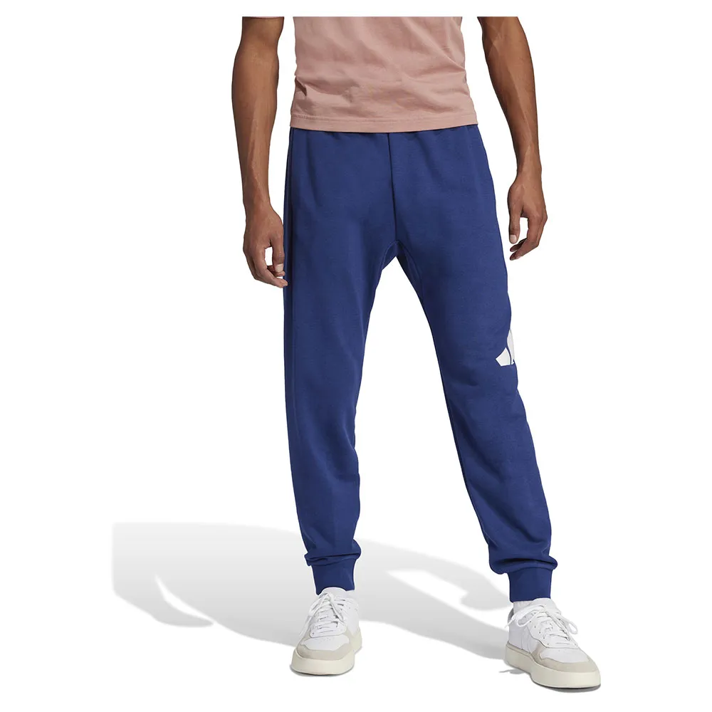 Джоггеры adidas Essentials Big Logo French Terry, синий — фото 4