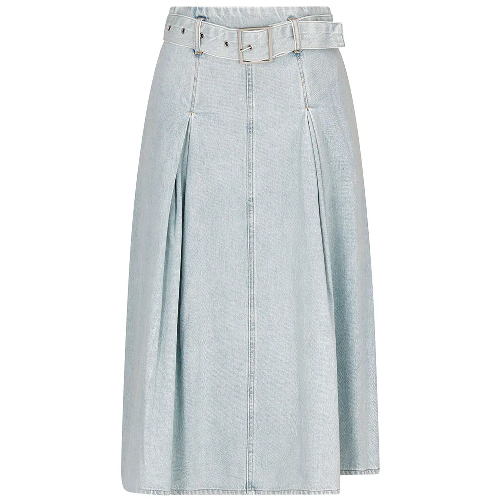 

Юбка Armani Exchange XW001186_AF15102 midi skirt, синий