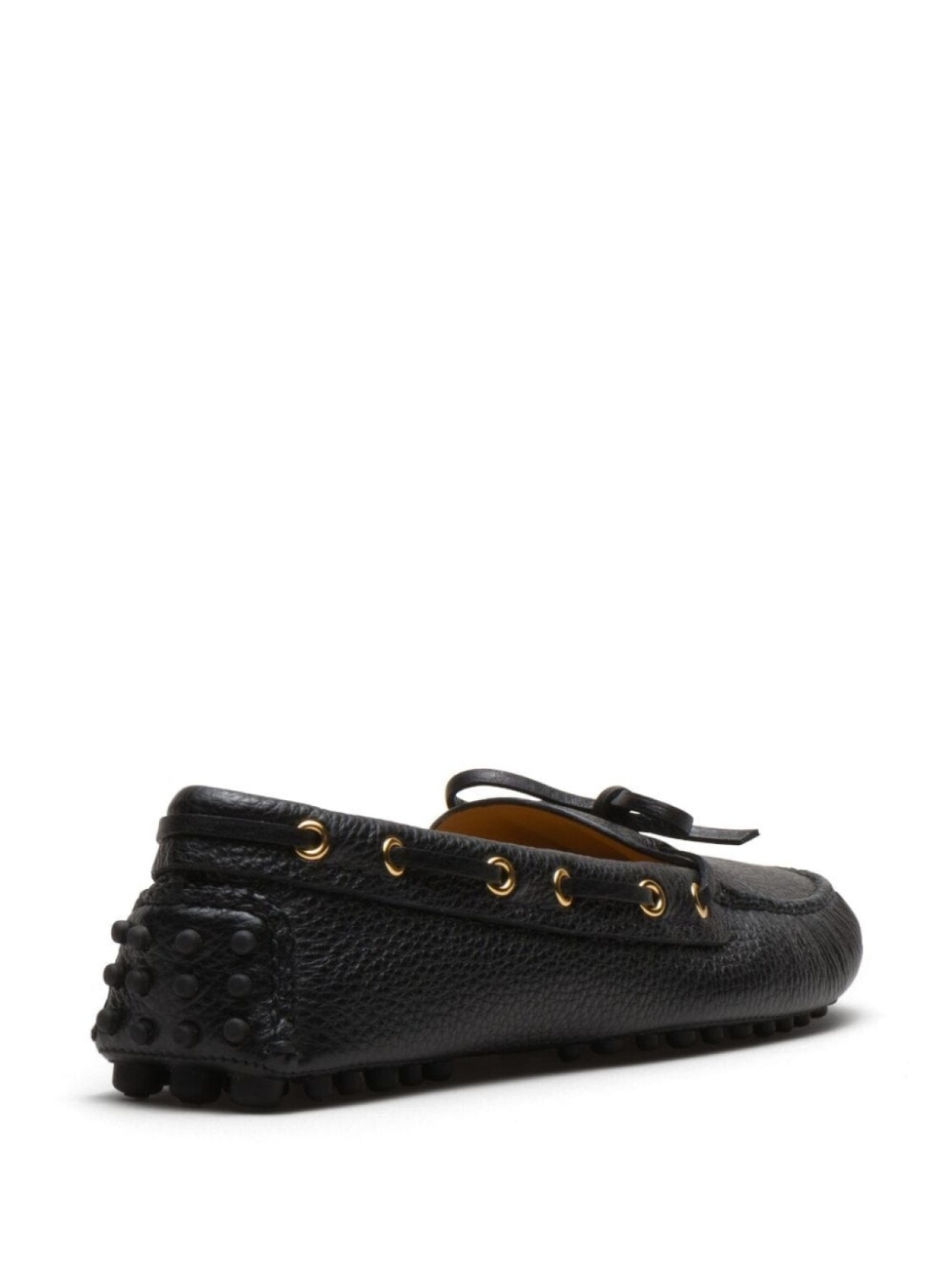 Car Shoe мокасины из зернистой кожи, черный — фото 3