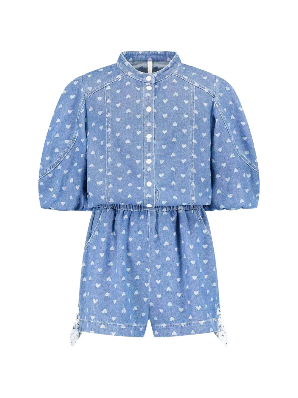 Дутый комбинезон Awaken с принтом ZIMMERMANN Kids, синий
