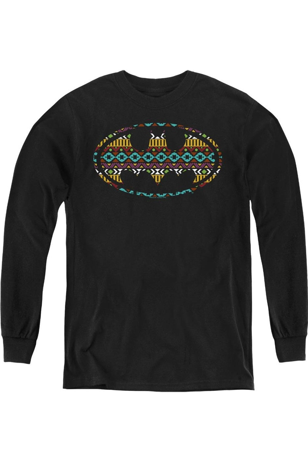 

Детский худи с длинным рукавом Batman Aztec Fill Gildan, черный