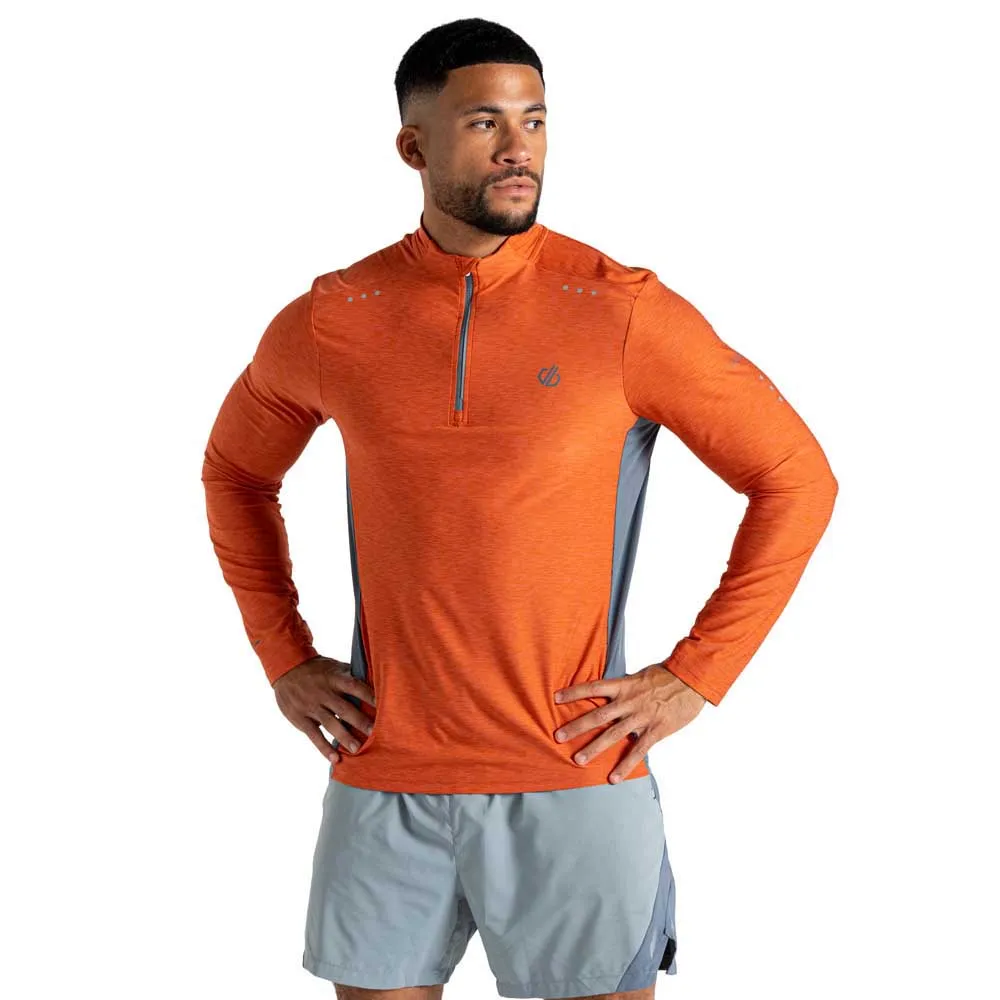 

Лонгслив Dare2B Power Up III half zip, оранжевый