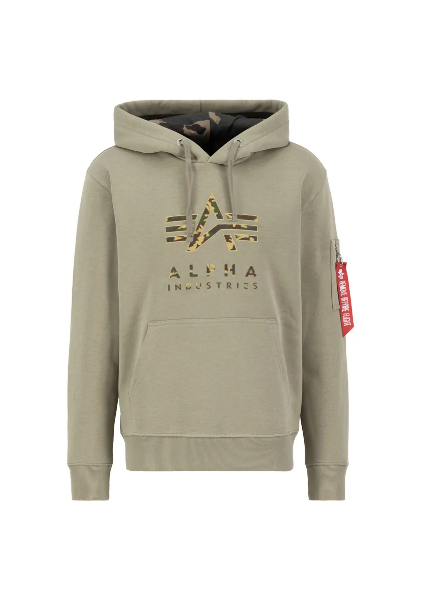 

Толстовка Alpha Industries " Alpha Industries Мужчины - Толстовки Camo TPU Hoody", оливковый