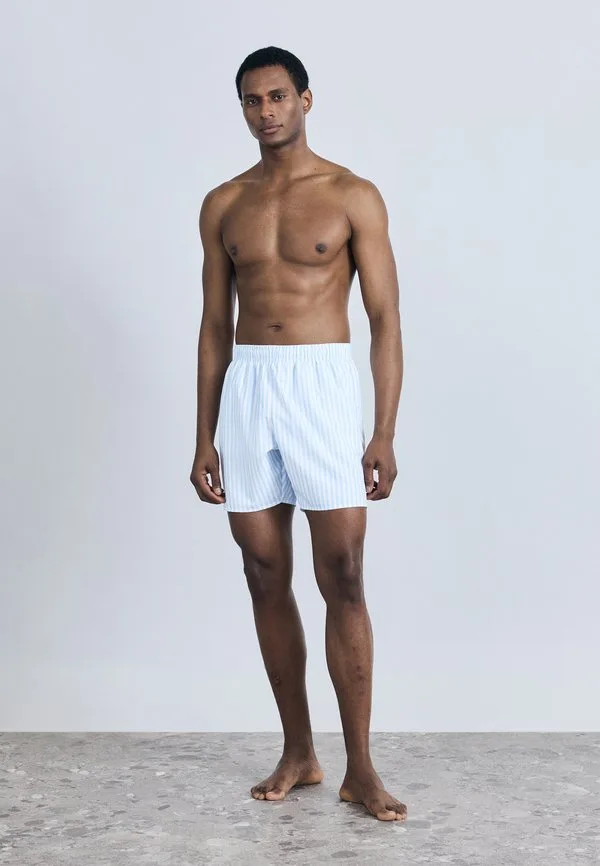 Плавки-Шорты maillot de bain Lacoste, White/Chambray — фото 2