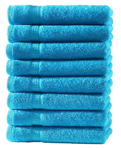 

8 шт Frottier Набор полотенец Hometex Premium Textiles, 30x1x50 см, бирюзовый