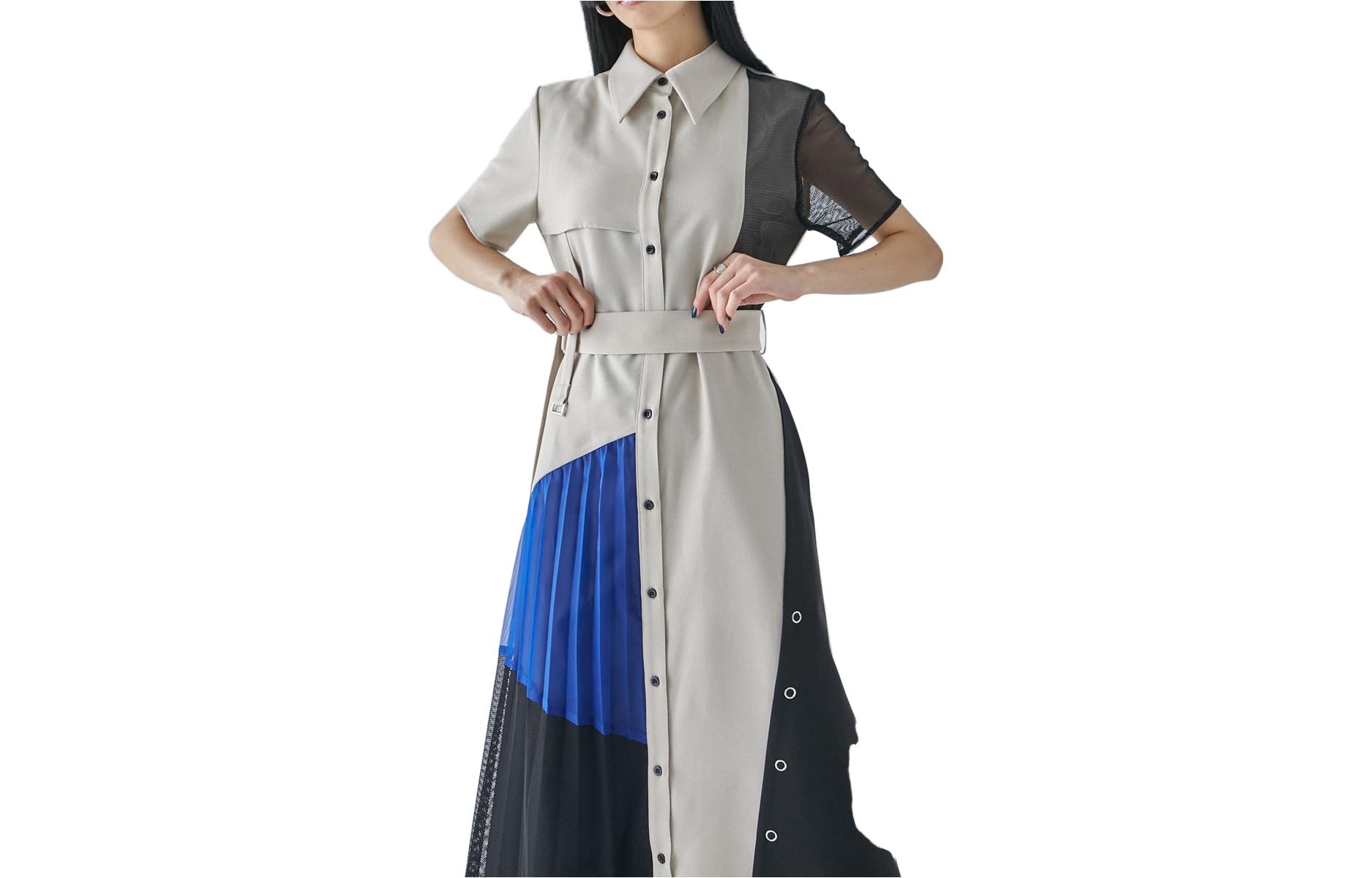 

Женские платья с короткими рукавами, средней длины United Tokyo, бежевый