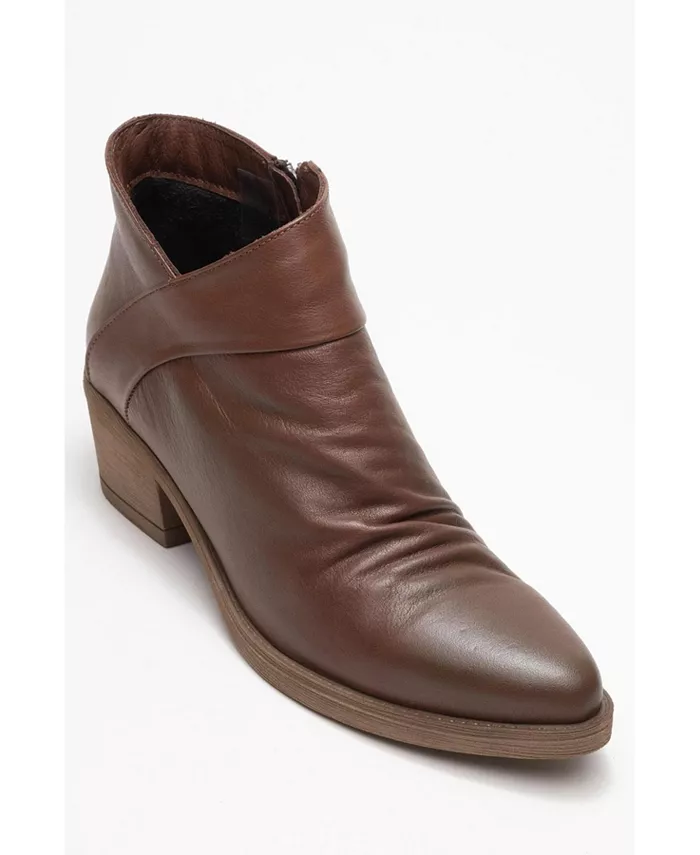 Кожаные ботинки Chunky (женские) Forever & Always Shoes, коричневый — фото 3