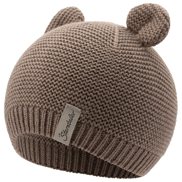 

Детская вязаная шапка ушки - шапка Sterntaler, Lichtbraun